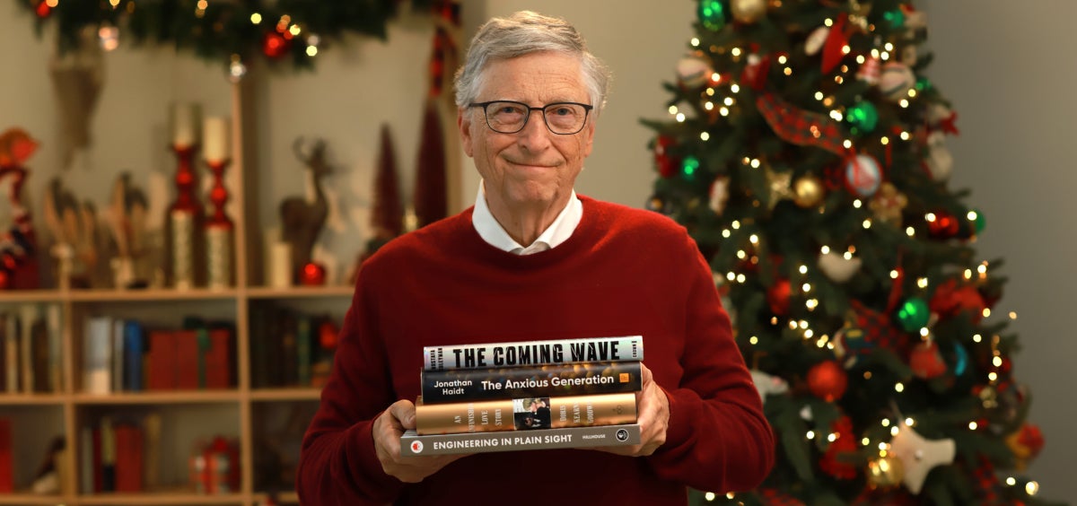 Os 5 livros preferidos de Bill Gates em 2024